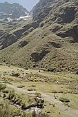 The Inca Trail towards the Dead Woman pass 